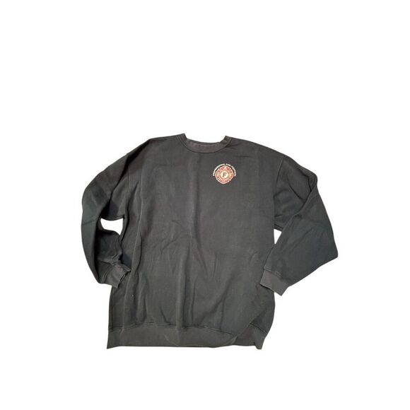 Bayside Professional Fire Fighters Union Crewneck Sweatshirt XL Navy - Picture 1 of 7